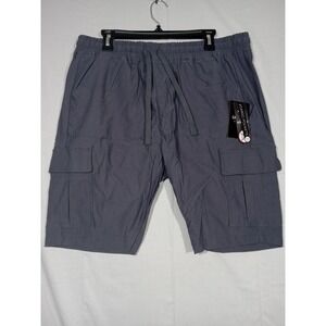 Galaxy By Havic Cargo Shorts  Mens 2XL XXL Gray Draw String